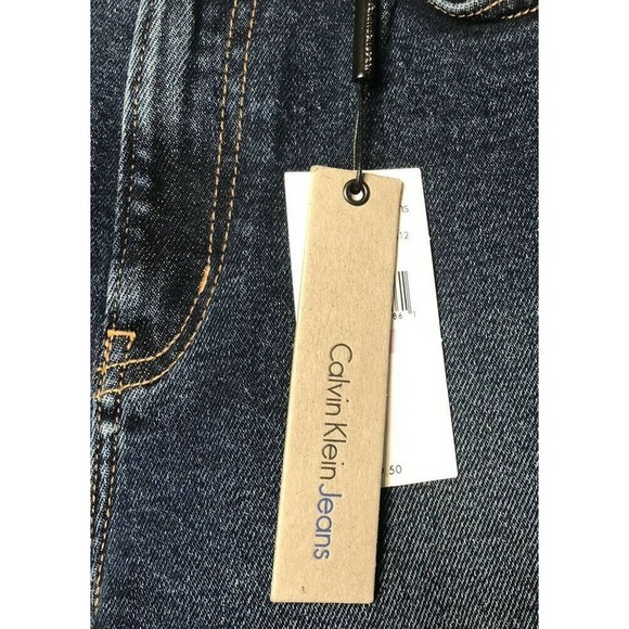 NEW Calvin Klein Jeans Womens Blue High-Rise Ankle Skinny Stretch Denim Jeans 6 - Picture 6 of 12